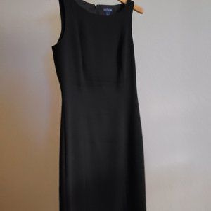 Black Wool Sleeveless Dress